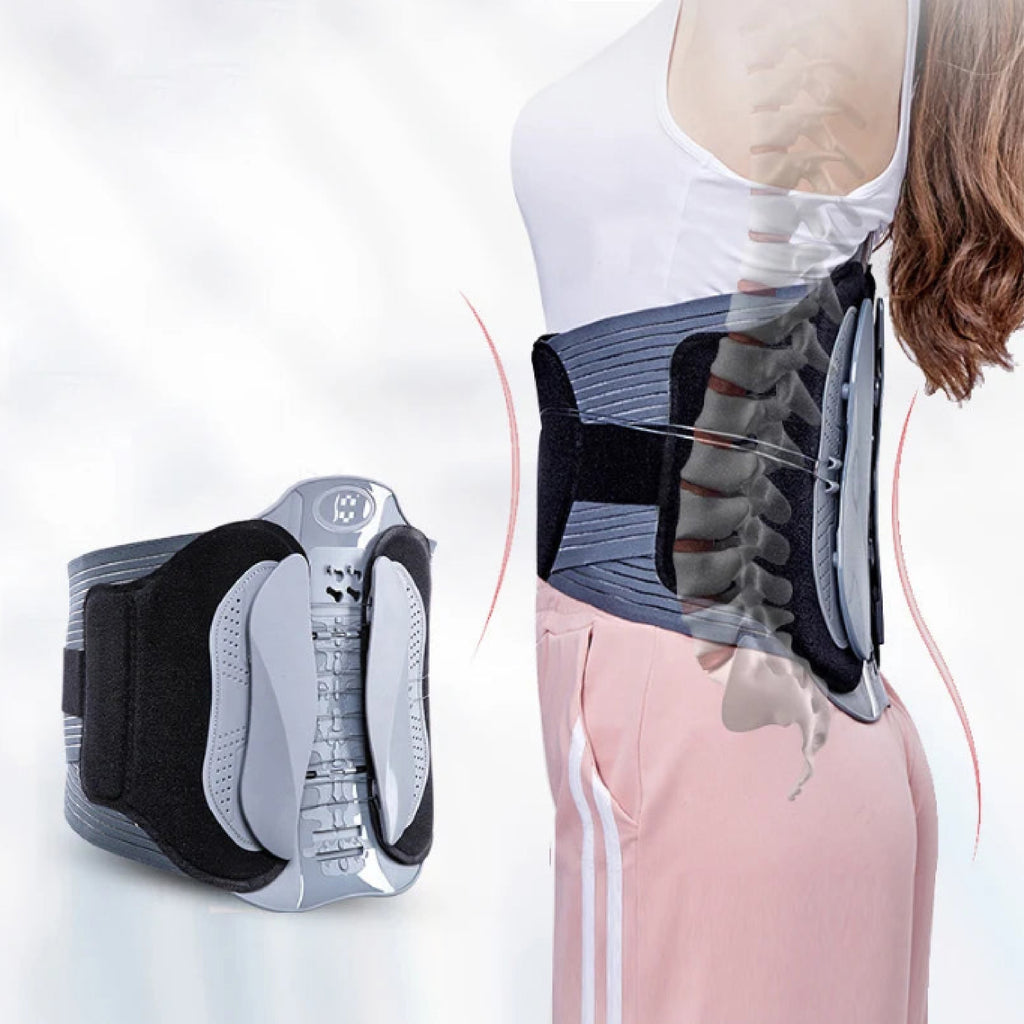 Alphay Spinal Support Belt Lumbar Support Lower Back Belt Spinal Care Elastic Back Support for Back Pain Relief