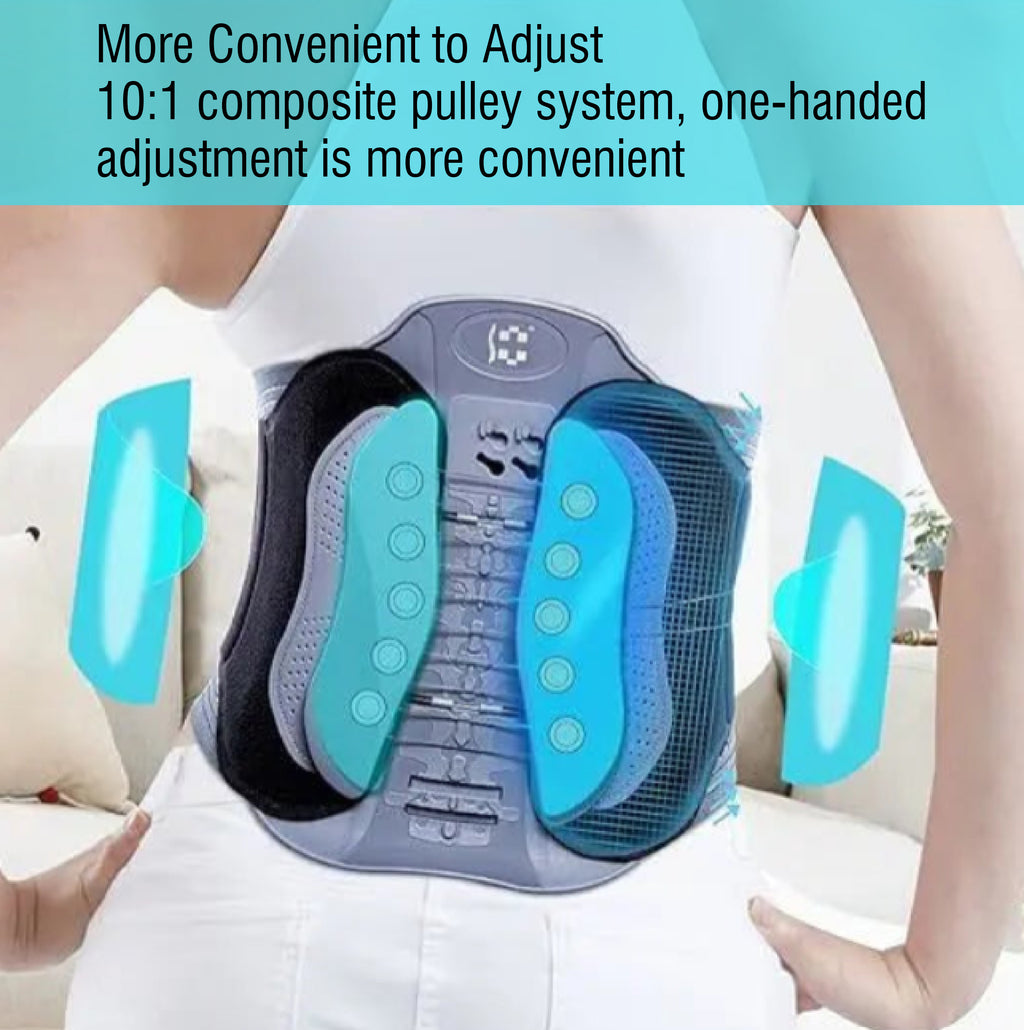 Alphay Spinal Support Belt Lumbar Support Lower Back Belt Spinal Care Elastic Back Support for Back Pain Relief