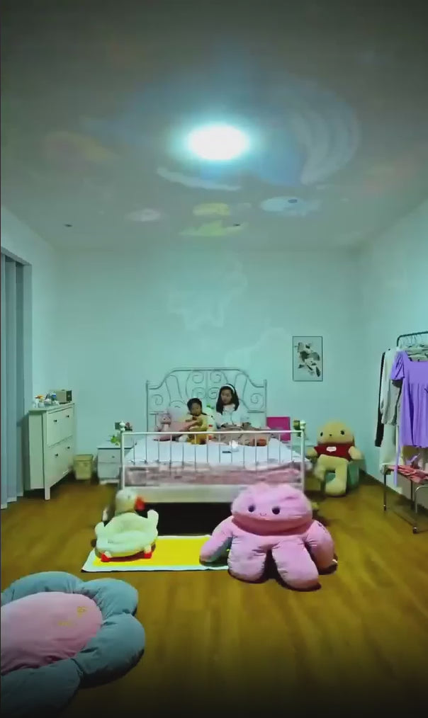 Galaxy Solar System Projector Nightlights 360°Rotating 12 Films Kids Star Night Light Projector for Bedroom Home Decoration lamp